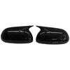For Kia Picanto 2012-2025 Without Light Car Side Rearview Mirror Cover Wing Cap Exterior Door Rear View Case Trim Carbon Look