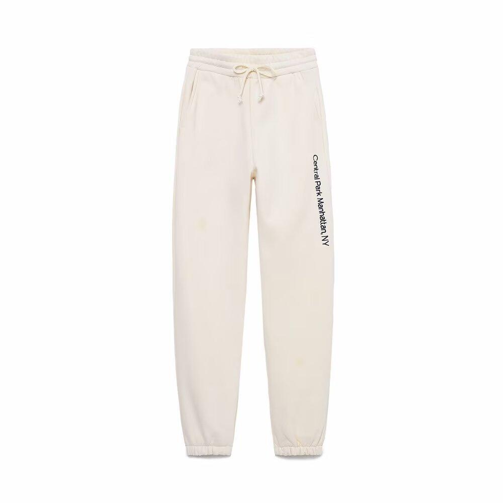 

ZARZ DIY Женский свитшот и джоггеры с вышивкой букв - Европейский и американский стиль. S