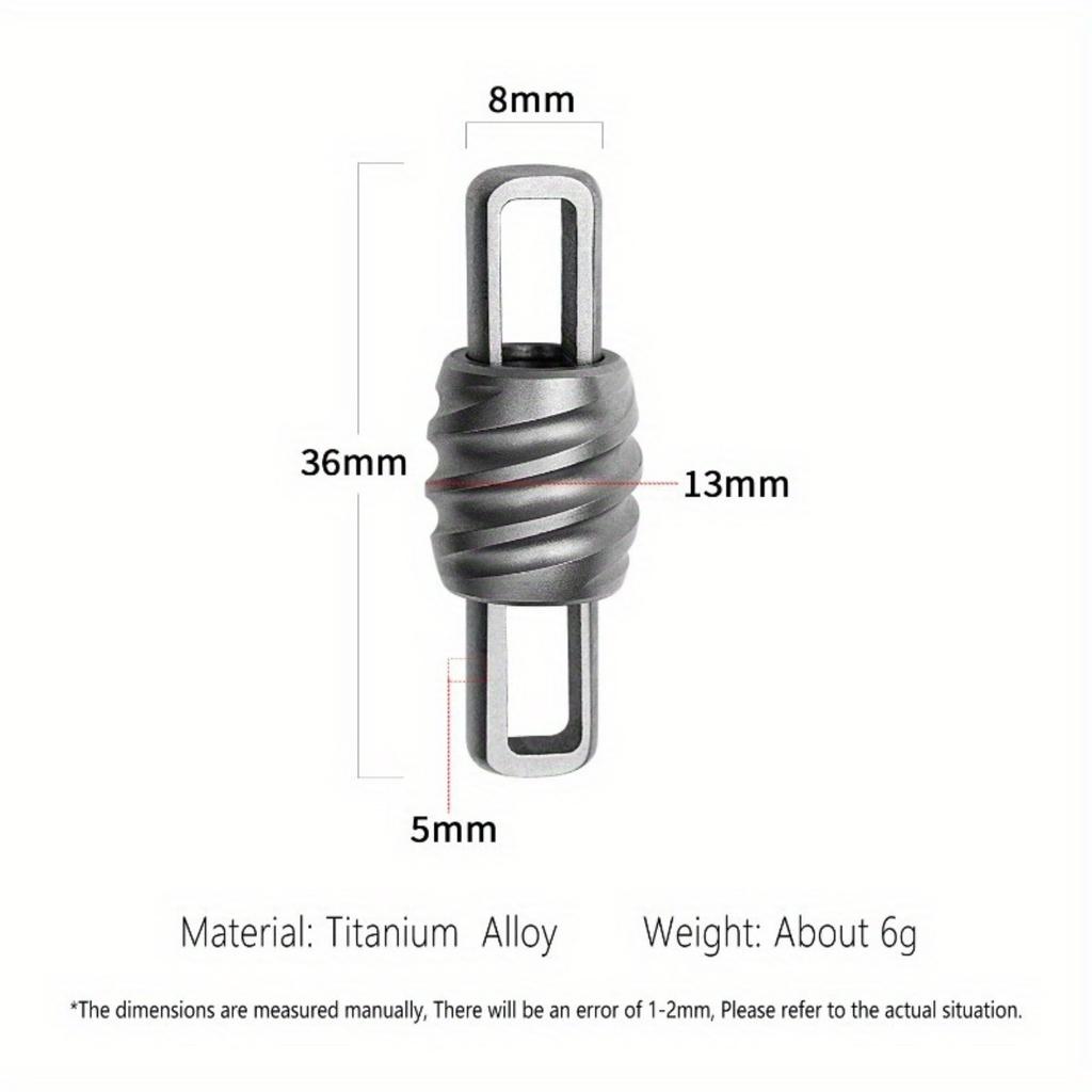 1pc Titanium Alloy Keychain Quick Release Car Keychain Mini Quick Opening Metal Ring Buckle