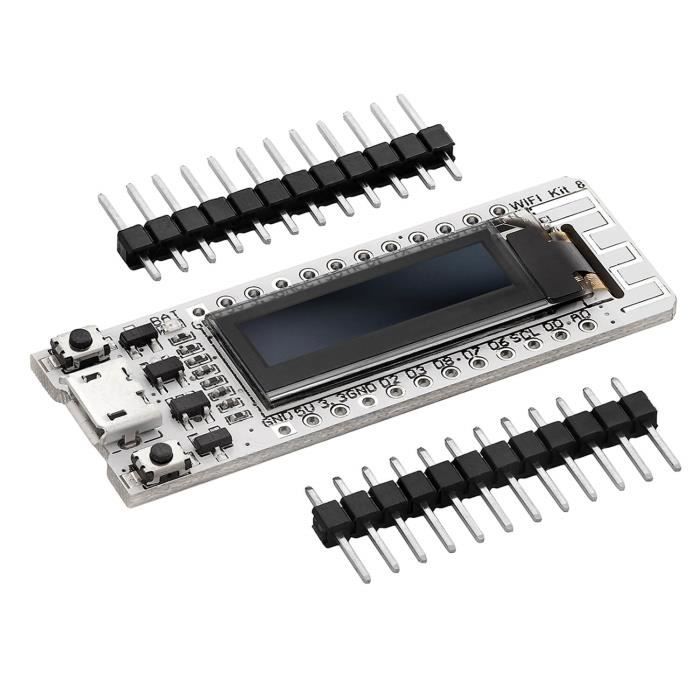 Microcontrôleur - AZ-DELIVERY - ESP8266 Avec Écran OLED 0,91" - Blanc - Intérieur