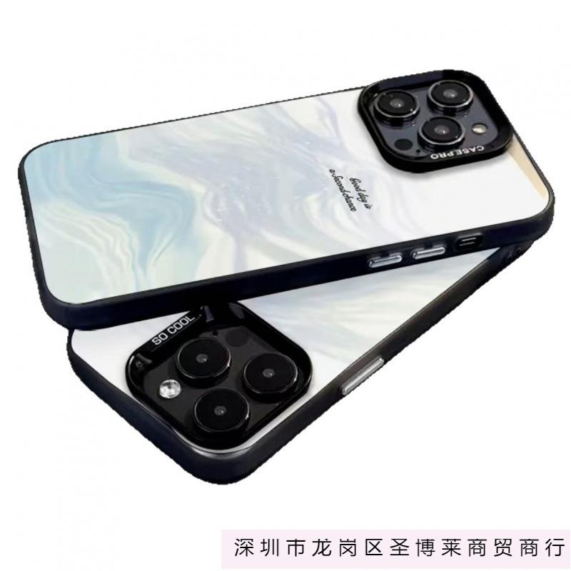 Simple and fresh corrugated colored silver shell is suitable for Apple 16/15/14 pro mobile phone case 15promax13/12/11X