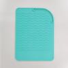 Curled Hair Stick Clip Insulation Pad Straightener Perm Stick Silicone Insulation Pad Anti Slip Silicone Pad Meal Mat