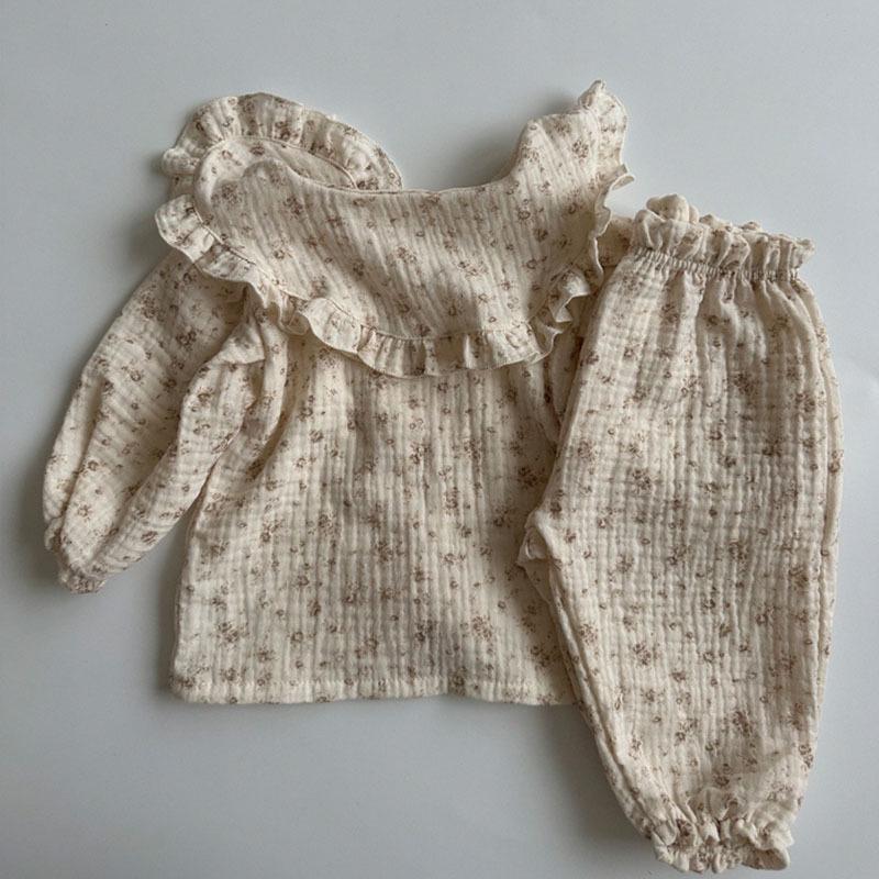 Korean Style Baby and Toddler Summer Floral Lantern Pants