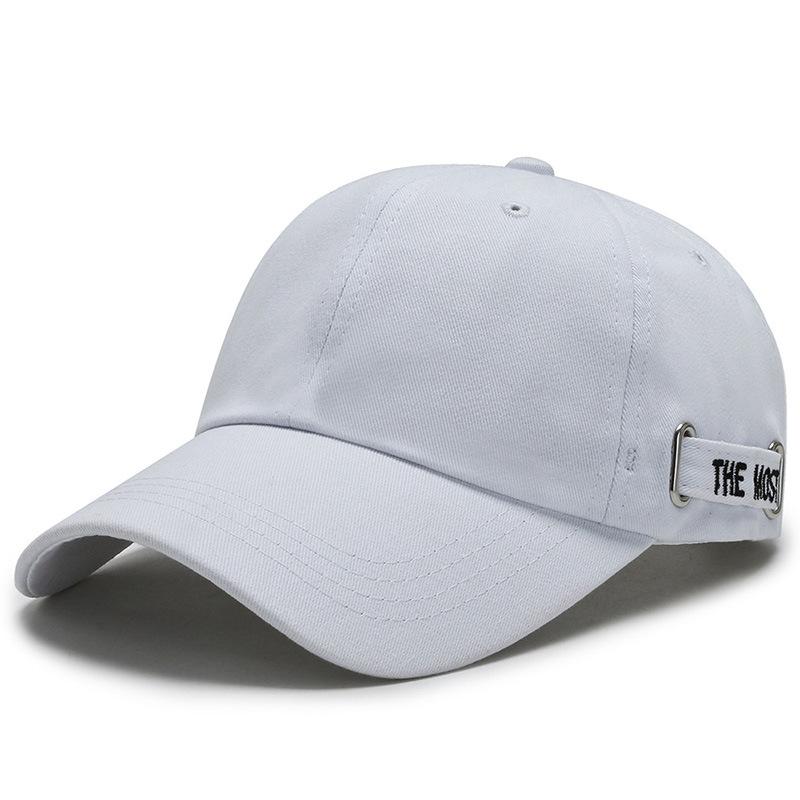 Spring new hip-hop baseball cap cotton side embroidered letters casual peaked cap outdoor sun hat