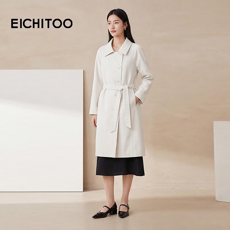 EICHITOO Women s Korean Style Casual Trench Coat S