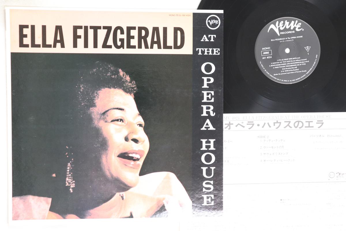 

LP Record ELLA FITZGERALD - Ella Fitzgerald At The Opera House MV4024 VERVE 1980 Japan Jazz Used