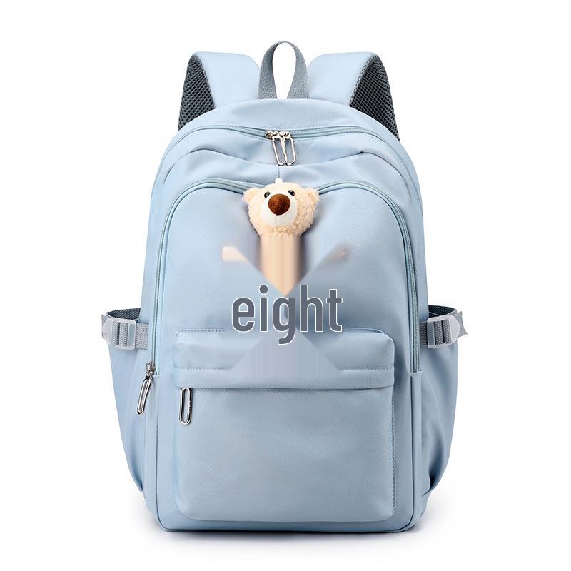 Women's Large Capacity Student Backpack: Versatile Japanese & Korean Style for Junior High and College.
