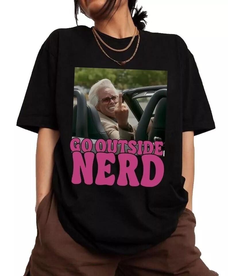 1 Uncle Baby Billy Go Outside Nerd  Size S-2XL Unisex T-Shirt XXXXL