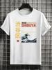 Unisexs Unisex The Great Wave Off Kanagawa TShirt Streetwear Oversize Casual Goth Y2k Harajuku Cotton Short Sleeved Top Tee Unisex