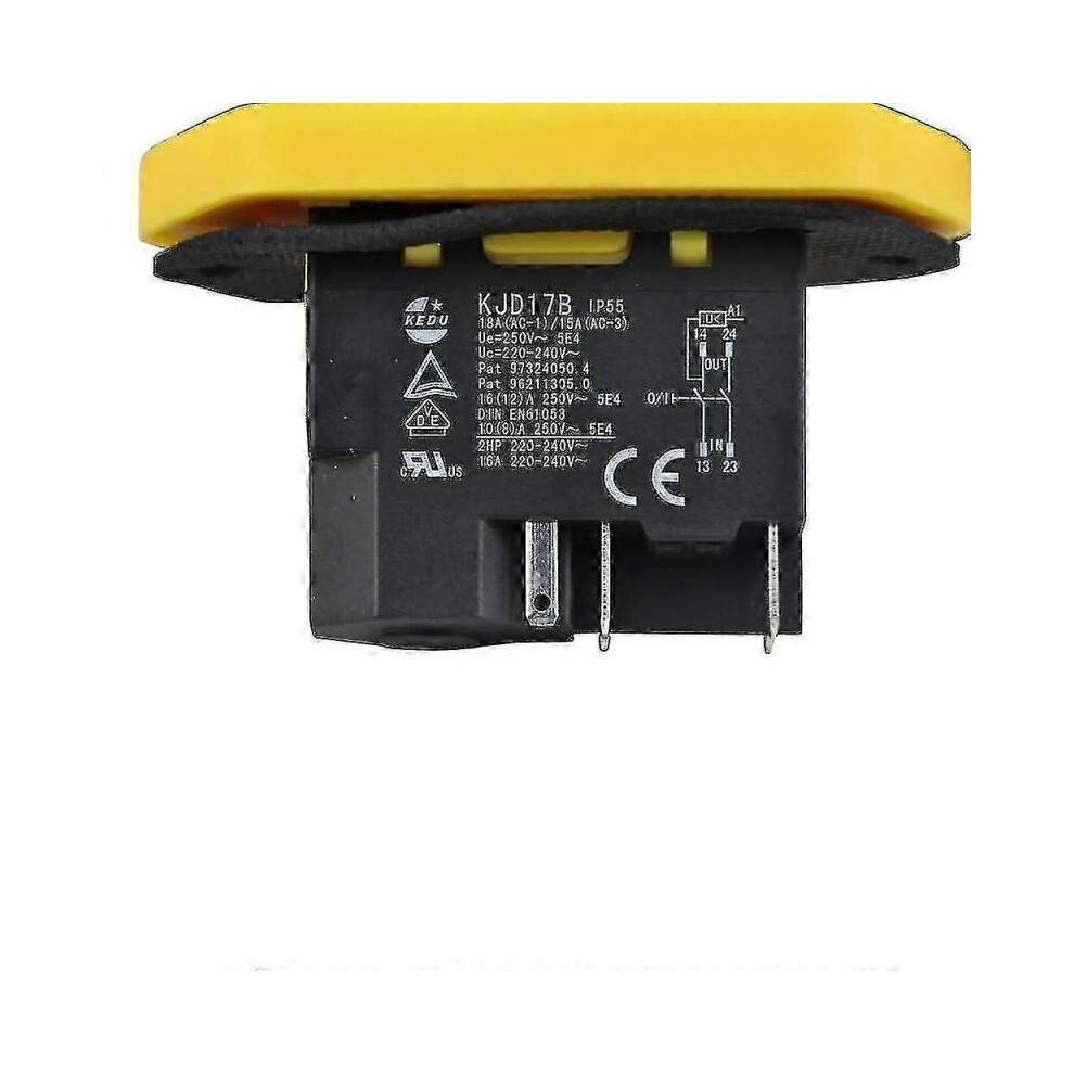 Ενσωματωμένος Διακόπτης - Διακόπτης Kedu Kjd17 B 230v Χωρίς Τάση με Απελευθέρωση Υποτάσης Και Εκτελεσμένη Επαφή Πηνίου