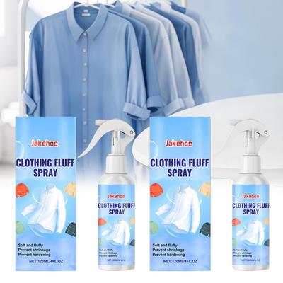 120ml Anti Wrinkle Spray Portable Quickly Removing Wrinkles Eliminates Static Shock for Clothes Upholstery & Fabric Fluff Spray