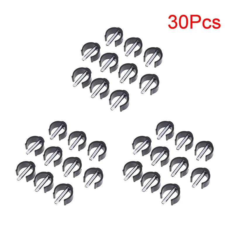 10/30pcs C-Shaped Fasteners, Walker Plastic Accessories, Tube Positioning Open Clips, Crutch Buckles