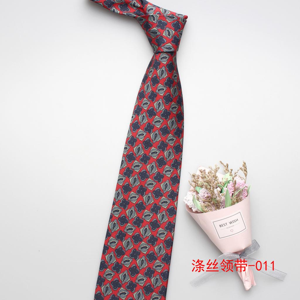 9Cm Men'S Tie, Polyester Silk Exquisite Printed Tie, Business Casual Suit Tie