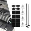Auto Elektrische Radiatorventilator Montagekit Kabelbinders Tabs Veren Duurzaam Voor Motor Koeling Upgrade