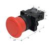 22mm Start Stop Button with The Arrow Symbol XB2 Flat Touch Switch Button Momentary Button Switch Plastic Red/Green Push Buttons Switches4