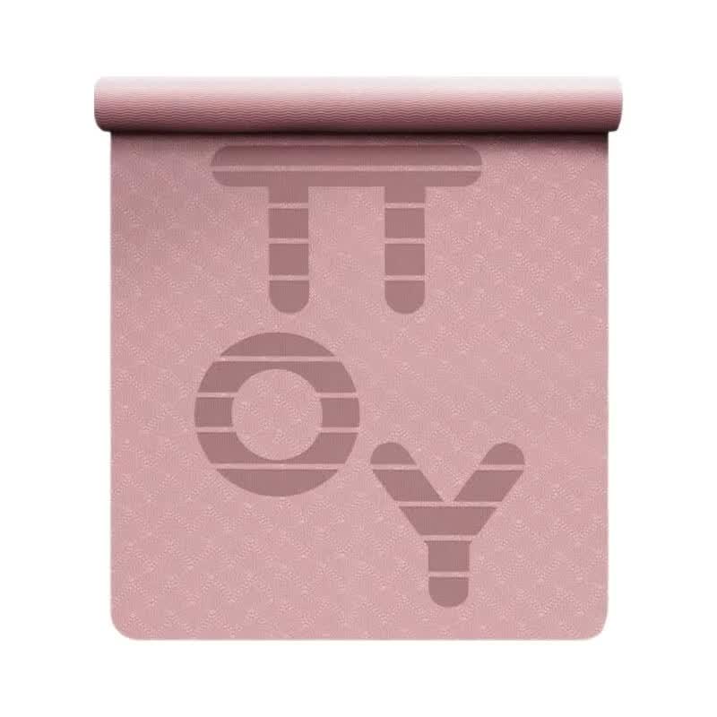 Yottoy 10 мм Очень Толстый и Широкий TPE Коврик для Йоги