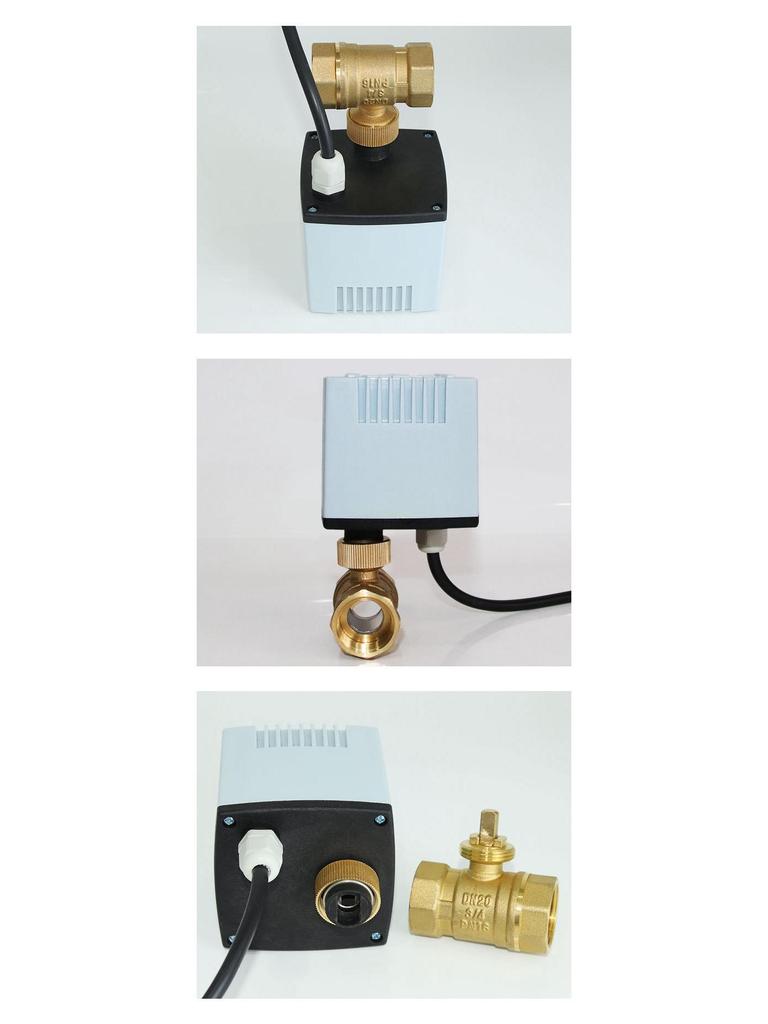 Waterproof Pure Copper Electric Two-Way Valve for Outdoor HVAC Systems