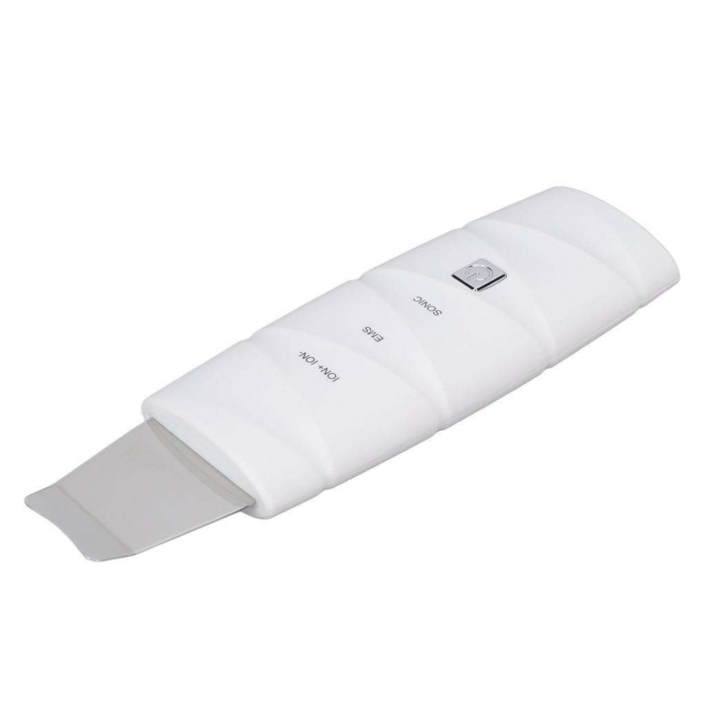 Ultrasonic Face Skin Spatula Blackhead Removal Pore Cleaning 4 Modes Facial Scrubber Spatula for Skincare