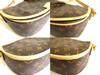 Authentic LOUIS VUITTON Monogram Brown Leather Crossbody Bag Menil Montan PM #9721  Open Box