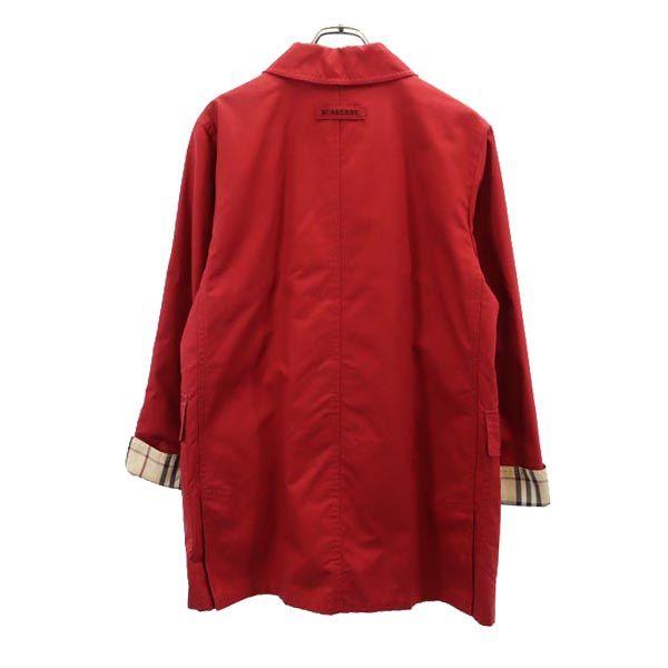 BURBERRY Sanyo Shokai 2WAY Jacket 9 Red With half liner Women Used