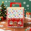 10Pcs Christmas Wonderland Cottage Gift Box Set Large 3D Pop-Up House Shaped Paper Candy Boxes Festive Holiday Party Favor Decor