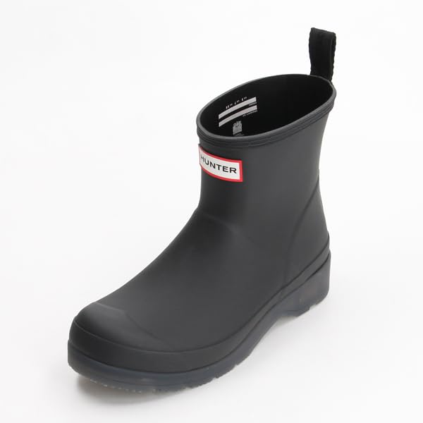 Hunter Play Short Translucent Sole UK 5 Women's Boots, Black, (24cm)