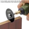 6pcs High-Speed Steel Mini Saw Blade Set For Wood, Plastic & Metal - Durable Stainless Steel With Mandrel Included