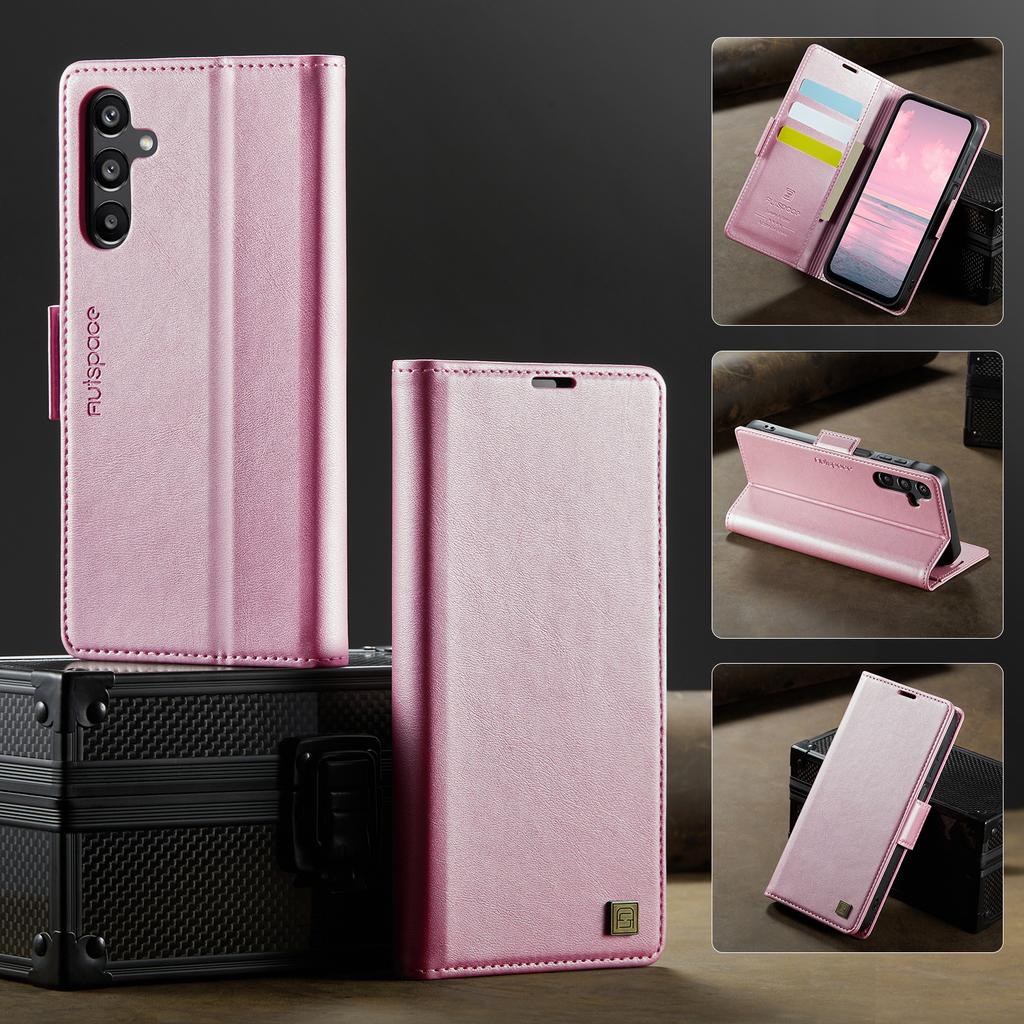 For Samsung Galaxy A17 4G/5G Wallet Case with Card Slots & Kickstand, 360° Protection Leather Case