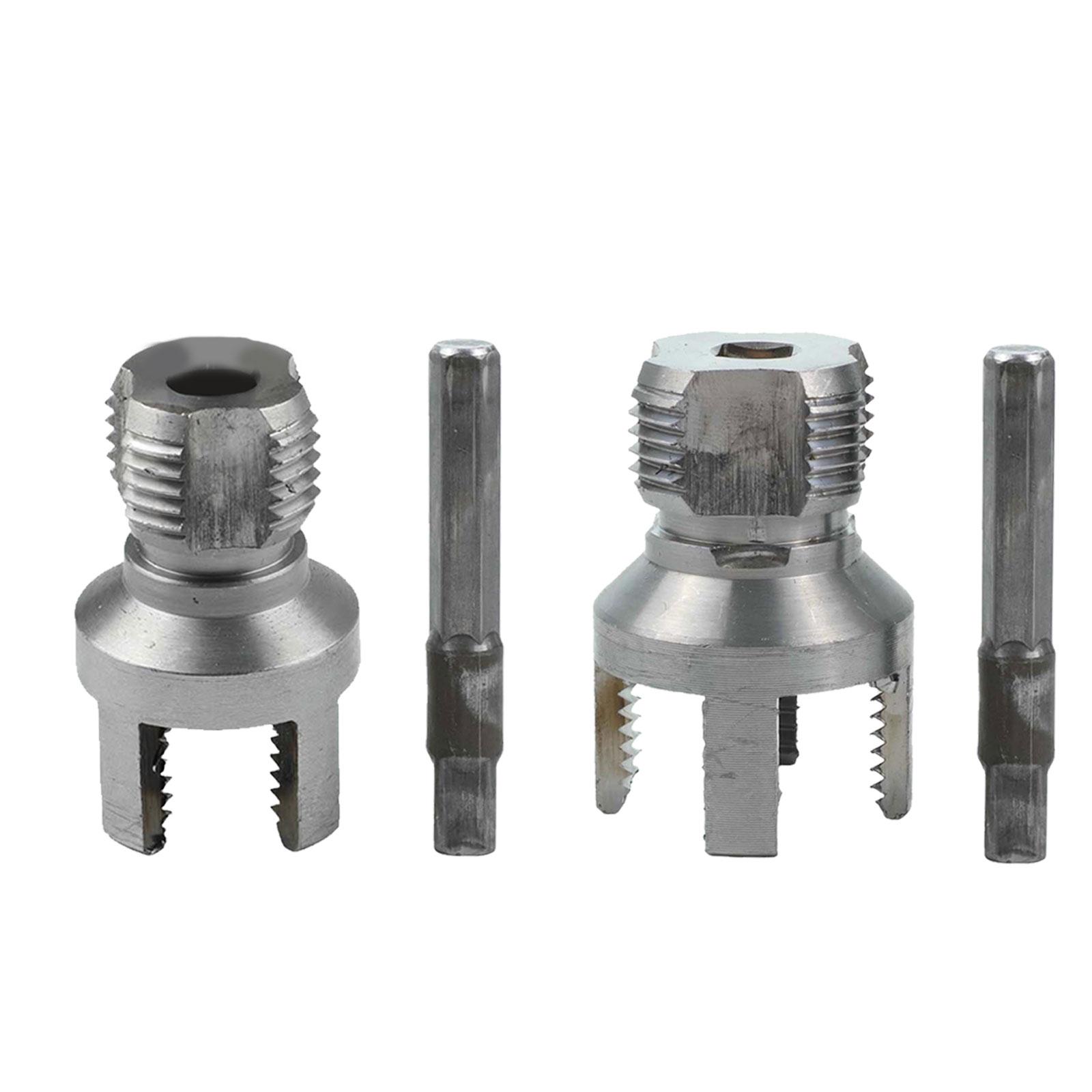 1 Set 20MM+25MM Tapping Tool Internal Thread External Thread Integrated Die Water Pipe Tapping Tool Pipe Threader Kit