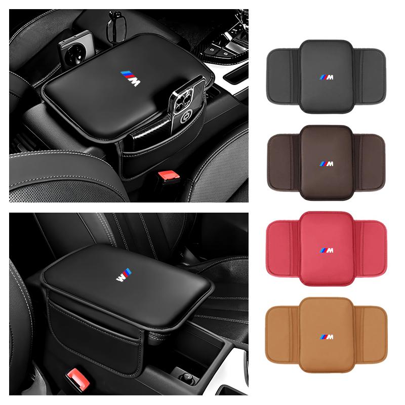 Car Armrest Box Mat Stowing Tidying Cushion Protective Pad For BMW M E34 E36 E60 E90 E46 E39 E70 F10 F20 F30 X5 X6 X1 M3 M5 M6