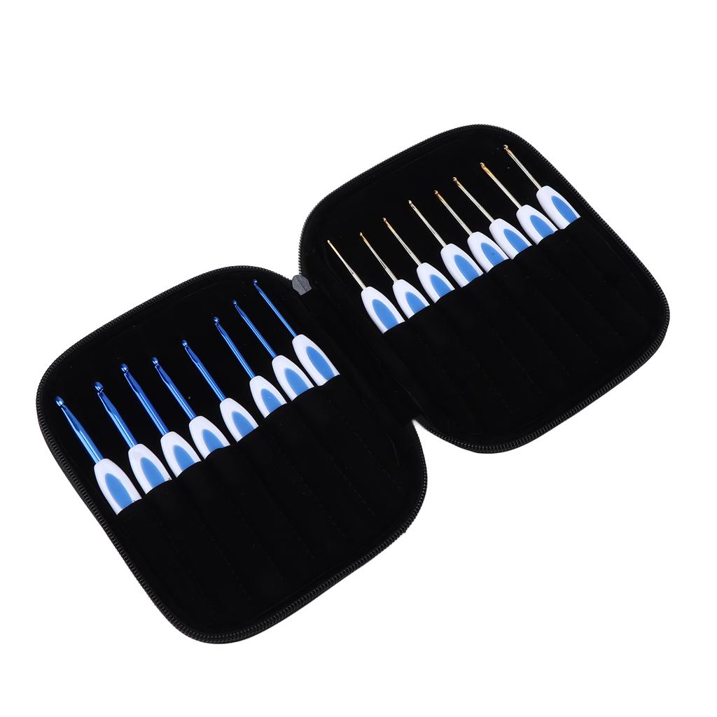 Haaknaalden Set Ergonomisch Ontwerp Handvat Stevig Haken Comfortabel Gebruiken DIY Breigereedschap voor Liefhebbers