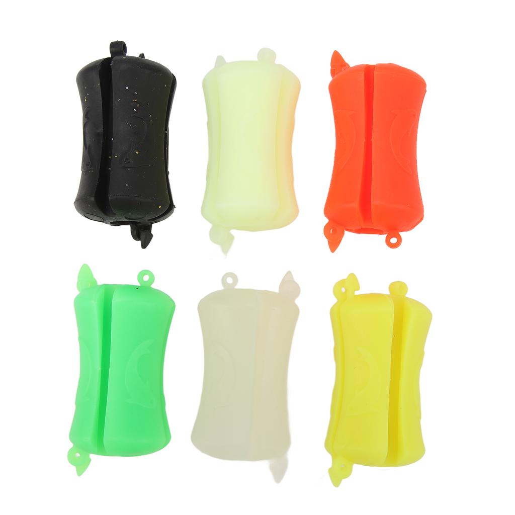 6pcs Portable Fishing Rod Fixed Ball Fishing Pole Binding Clip Fishing Rod Ball Antislip Fishing Pole Clip for Boat