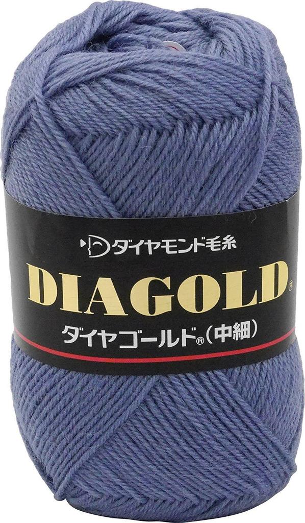 Diamond Yarn Diamond Yarn Diamond Gold Medium Fine Blue 50g 200m 10 Balls Set Col.370 Approx.
