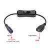 USB/Type C/Micro USB/Mini USB Male To 5.5x2.1mm Female Power Adapter Connector Cable Charging Adapter Converter 5V