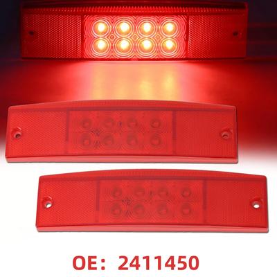 2 Stück LED Rücklichtglas für Polaris Ranger 400 500 570 800 2411450