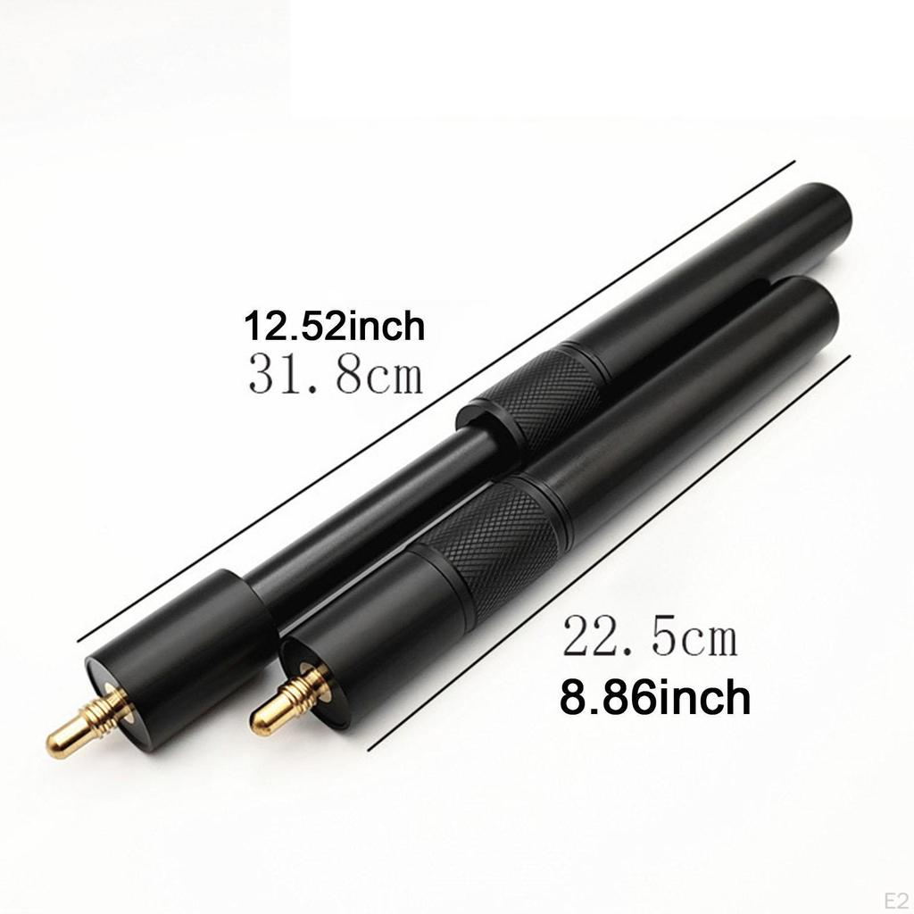 Pool Cue Extender Lengthener Lightweight Strong Professional Billiards Extension for