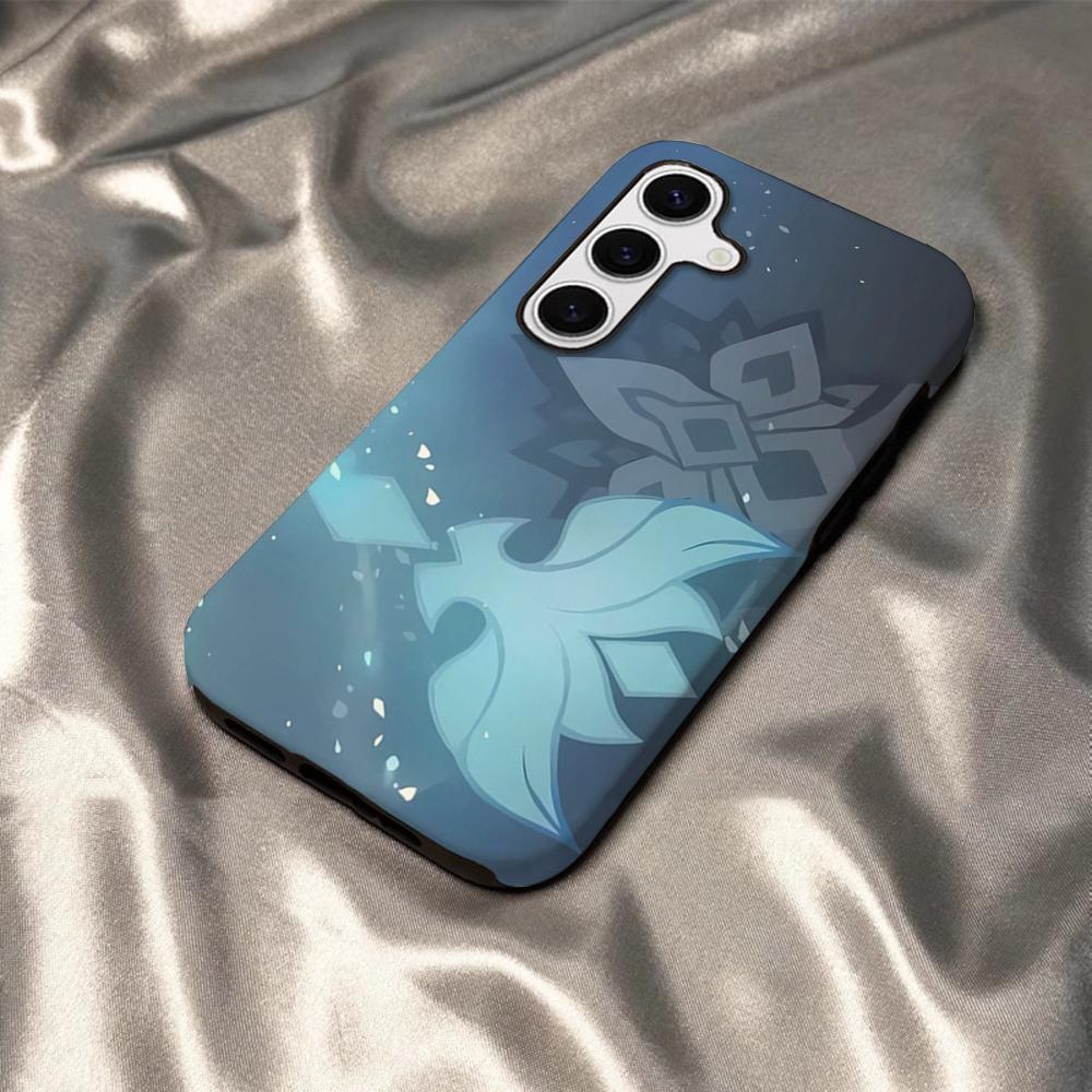 Game Genshin Impact Phone Case For Samsung S25 S24 S23 S22 S21 Plus Ultra A56 A36 A26 A16 Glossy HD Hard PC Cover