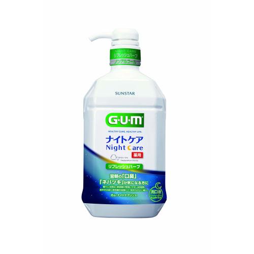 () GUM Mouthwash Night Care Medicated Mouthwash (Refreshing Herb Type) 900mL
