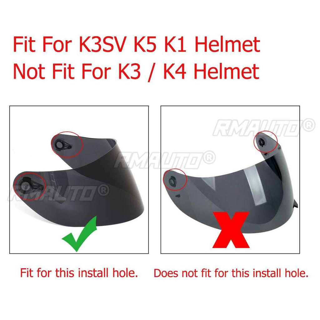 Helmet Visor for AGV K5 K1 K3SV Motorcycle Detachable Helmet Glasses Motorbike Helmet Lens Motocross Full Face Helmet Visor