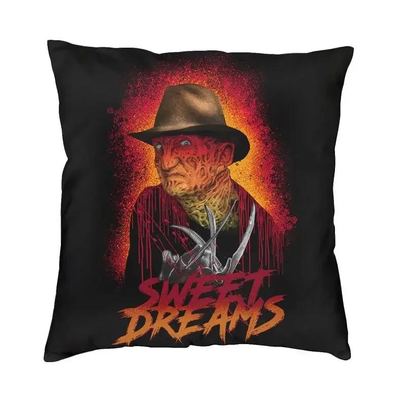 Horror Movie Character Killer Throw Pillow Cover Home Decor 3D Print Halloween Film Cushion Covers For Sofa Bedding Pillowcase