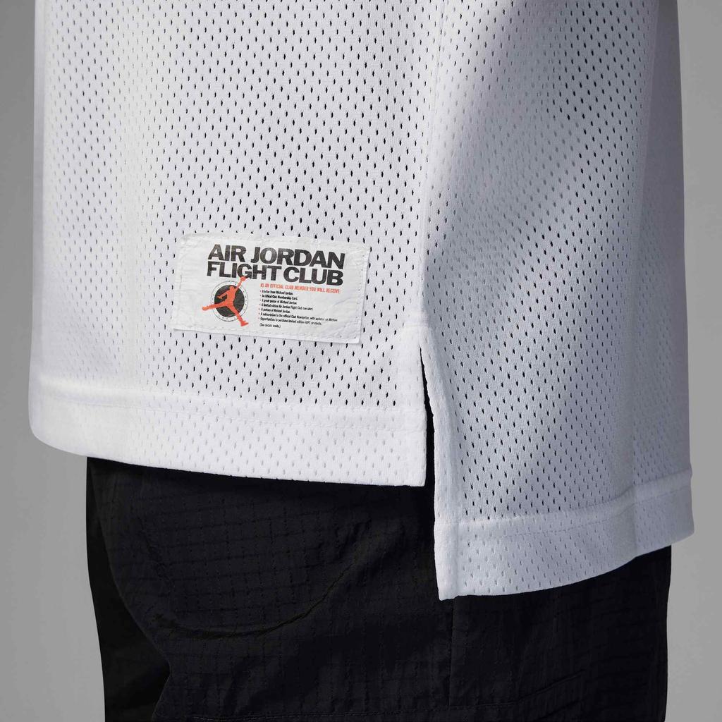 Jordan Flight MVP Letter Logo Print Round Neck Sleeveless Vest Kids Tops White FQ0763-100