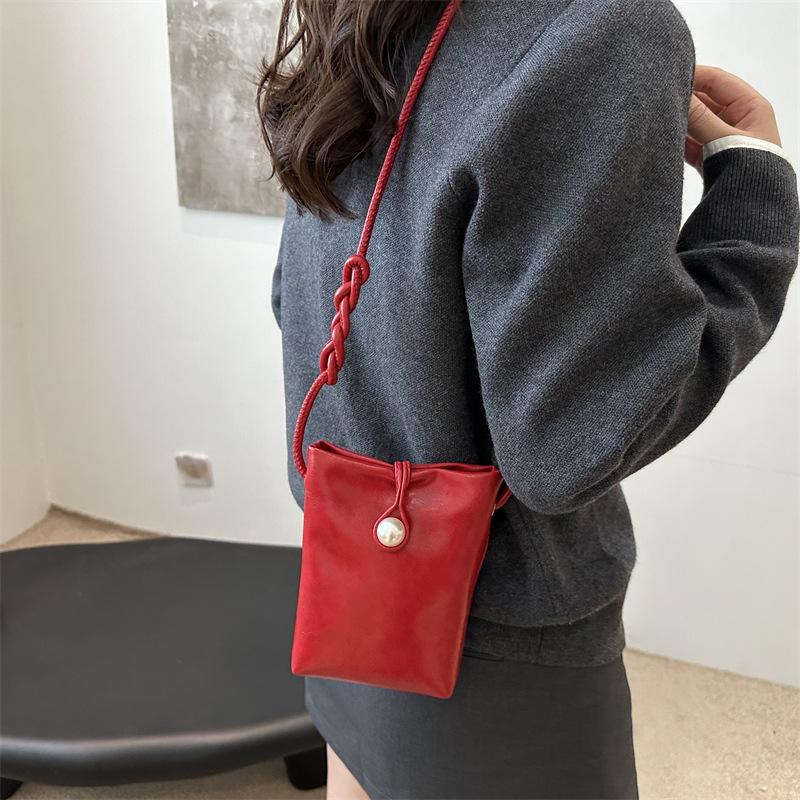 2024 новая красивая и простая маленькая квадратная сумка повседневная новая китайская — фото 4