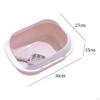 Cat Litter Tray Open Top Pet High Sided Splashproof Kitten Potty Toilet for Indoor Cats