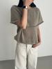 APOEM Cape Layered Knit Top (3C)