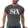 Six Musical Logo Tshirt Basic Short Sleeve Cotton Blend Tshirt
