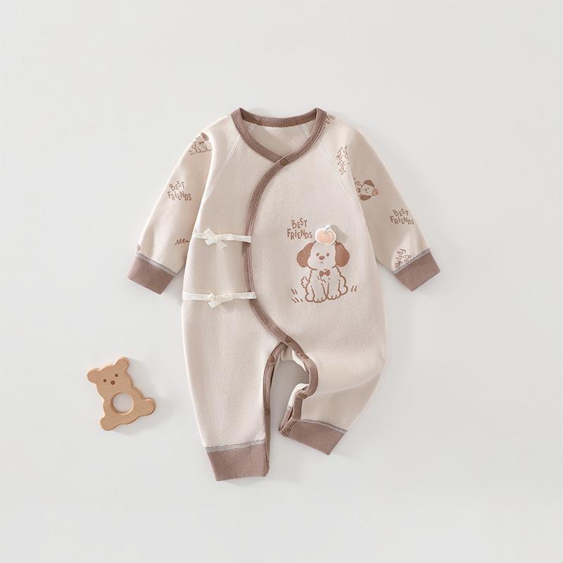 Seasonal Pure Cotton Baby Romper: Spring & Autumn Newborn Bodysuit