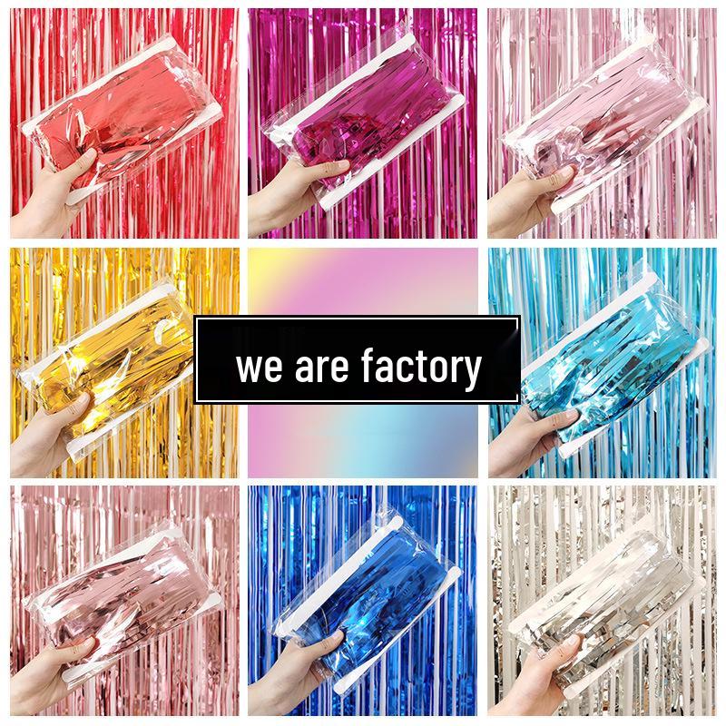 Rain Curtain Shiny 1x2m Party & Wedding Background Decoration