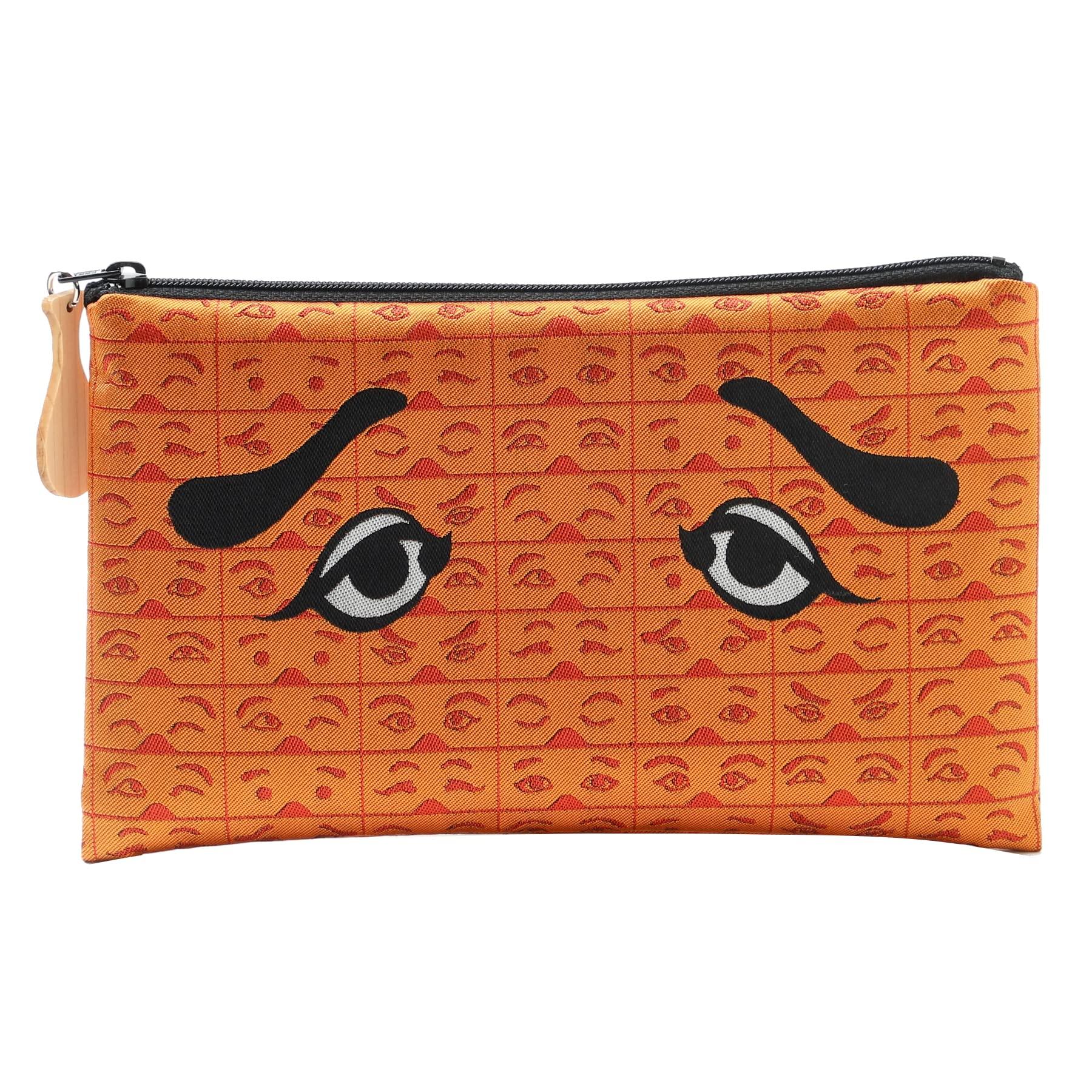 

Sanui Orimono 40g Hakata-ori Pouch, Niwaka, Orange, Craft, помаранчевий