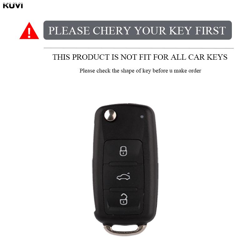 Pink Tpu Car Flip Key Case Cover For Volkswagen Vw Polo Golf Passat Tiguan Beetle Caddy T5 Up Eos Skoda Octavia Seat Leon Altea