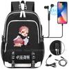 Jujutsu Kaisen Backpacks Anime Mochila Student Teenager Schoolbag Unisex Fashion USB Charge Laptop Travel Rucksack Boys Gift